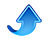 blue arrow